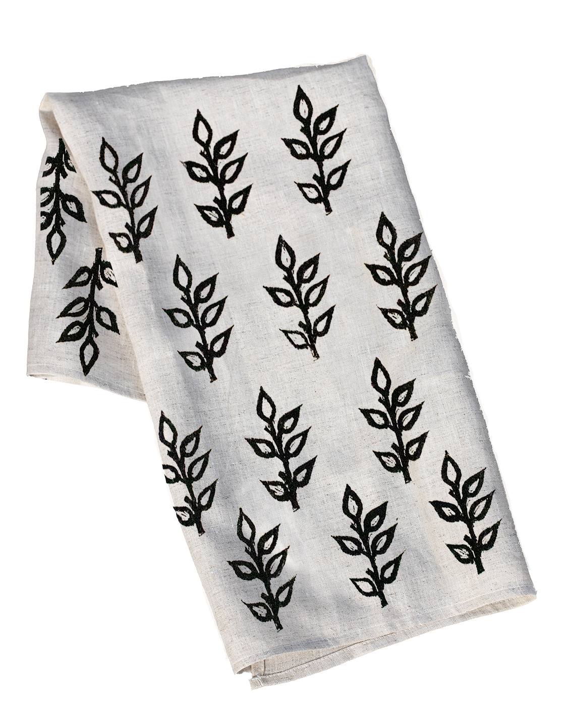 Leaves, 100% Hemp Tea Towel