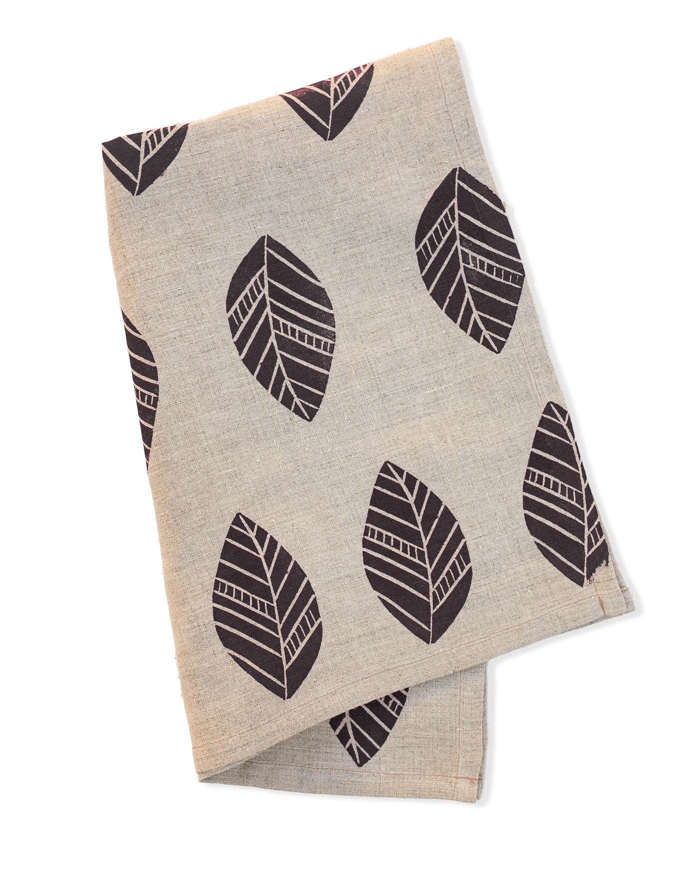 Magnolia Leaf, 100% Hemp Tea Towel