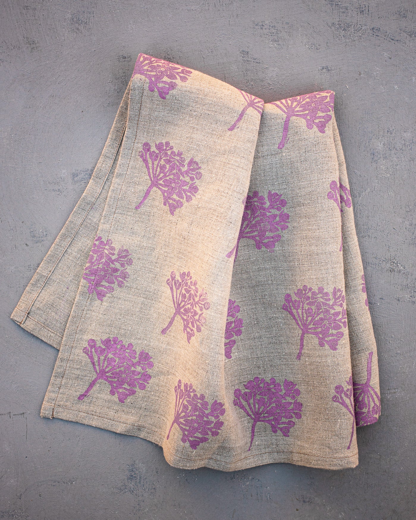 Milkweed, 100% Hemp Tea Towel