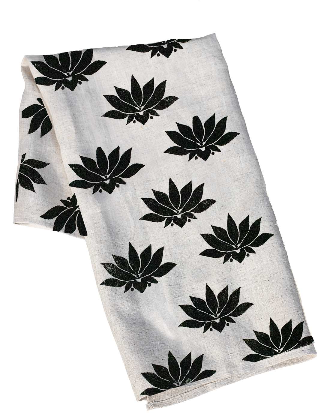 Lotus, 100% Hemp Tea Towel