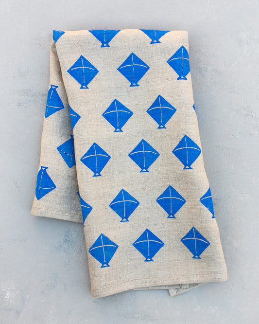 Kite Design - Special Edition - 100% Hemp Tea Towel
