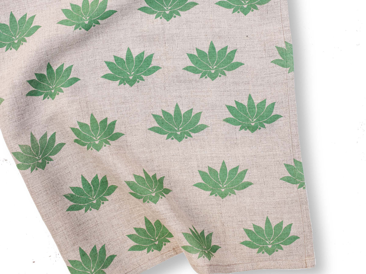 Lotus, 100% Hemp Tea Towel