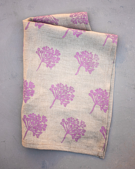 Milkweed, 100% Hemp Tea Towel